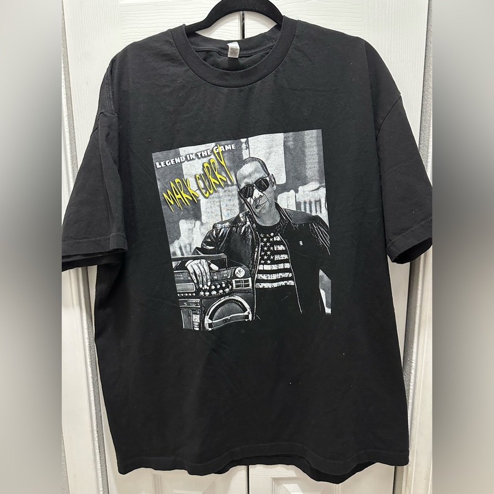 Black‎ 2XL Cotton T-Shirt Mark Curry